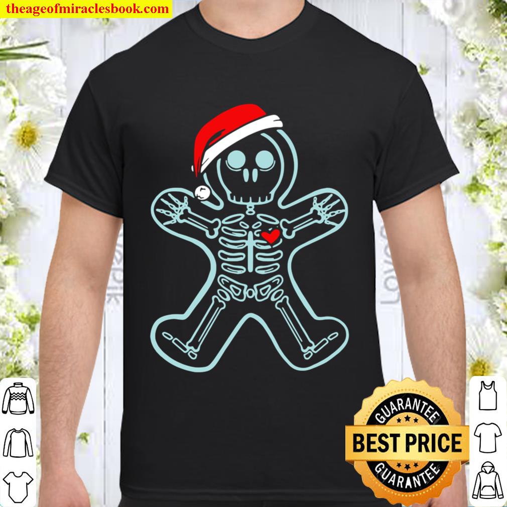 Xray Gingerbread Man Skeleton Christmas 2020 Shirt, Hoodie, Long Sleeved, SweatShirt
