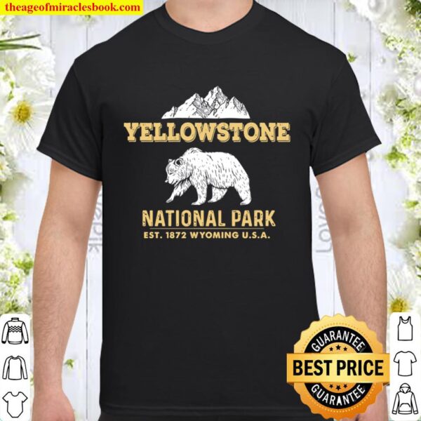 Yellowstone National Park Wyoming Grizzly Bear Sweatshirt-ah my shirt Shirt
