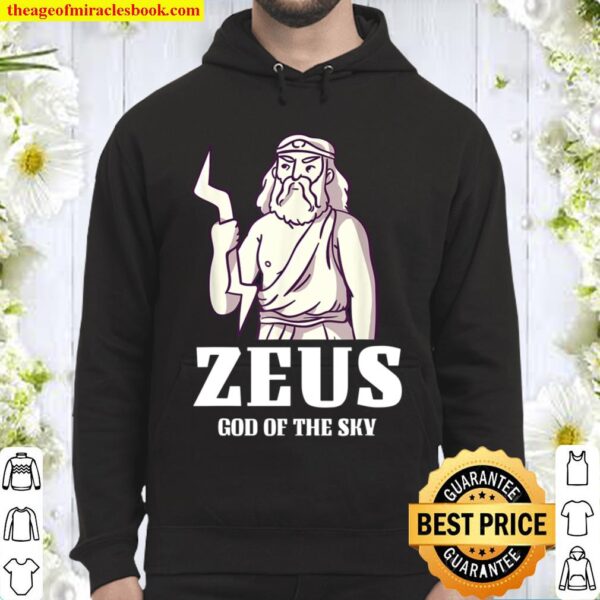 Zeus Greek God of the Sky Mythology Ancient Grece Gift Hoodie