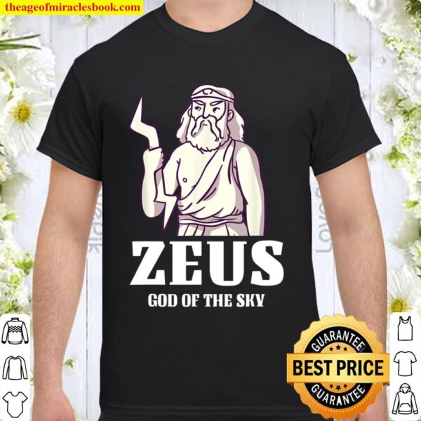 Zeus Greek God of the Sky Mythology Ancient Grece Gift Shirt