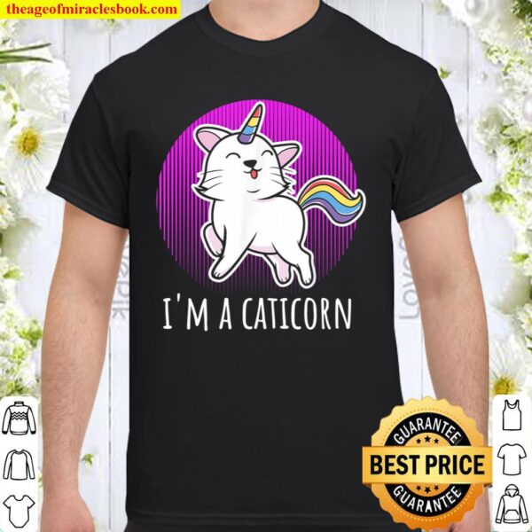 i_m a Caticorn t-shirt Caticorn Vintage Funny Cat Unicorn Shirt