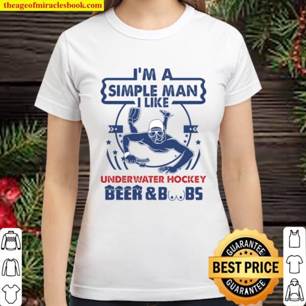 im a simple man Underwater hockey Classic Women T-Shirt
