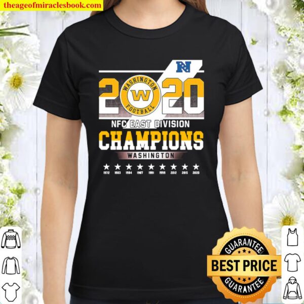 2020 Washington Football Nfc East Division Champions Washington Classic Women T-Shirt