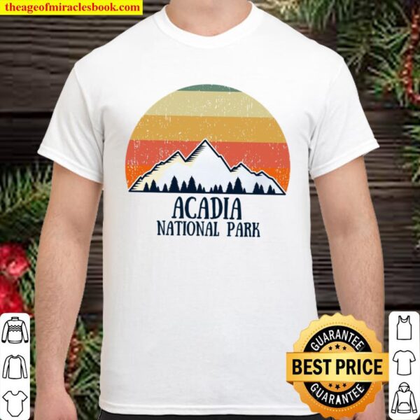 Acadia National Park Shirt National Parks Shirt Acadia Maine Hiking Shirt