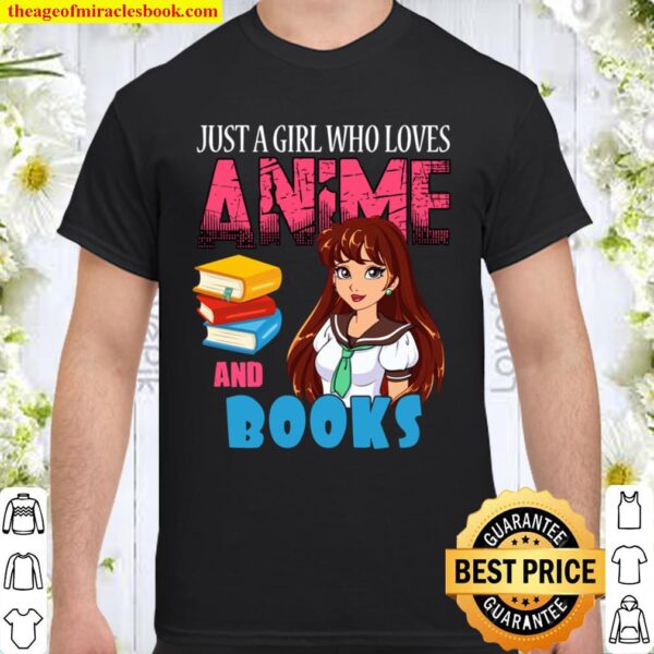 Anime Lover Librarian Just a Girl Who Loves Anime And Books Pullover Shirt