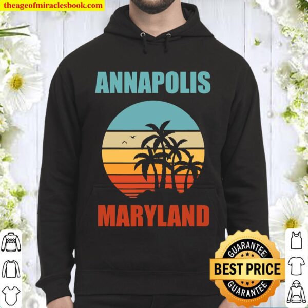 Annapolis Maryland Vintage Vacation Hoodie