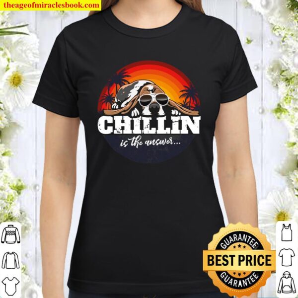 Basset Hound Gift Idea Classic Women T-Shirt