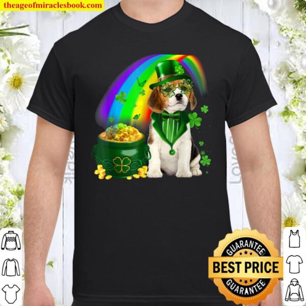 Beagle Dog Irish Leprechaun Saint St Patrick Day Shirt