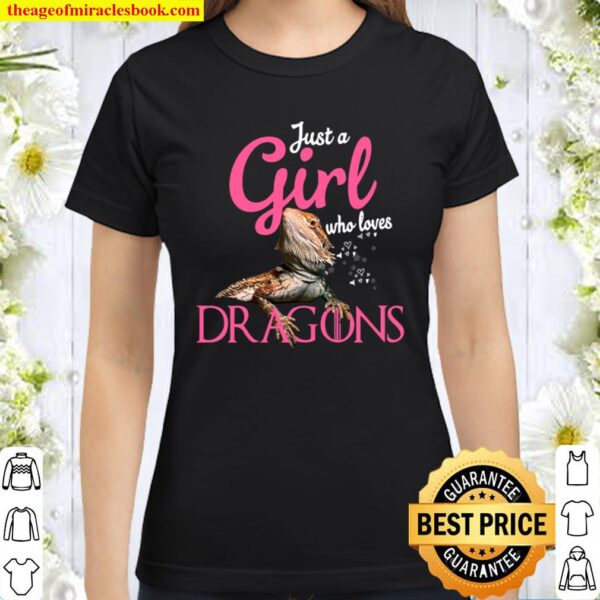 Bearded Dragon – Just A Girl Who Loves Bearded Dragon Classic Women T-Shirt