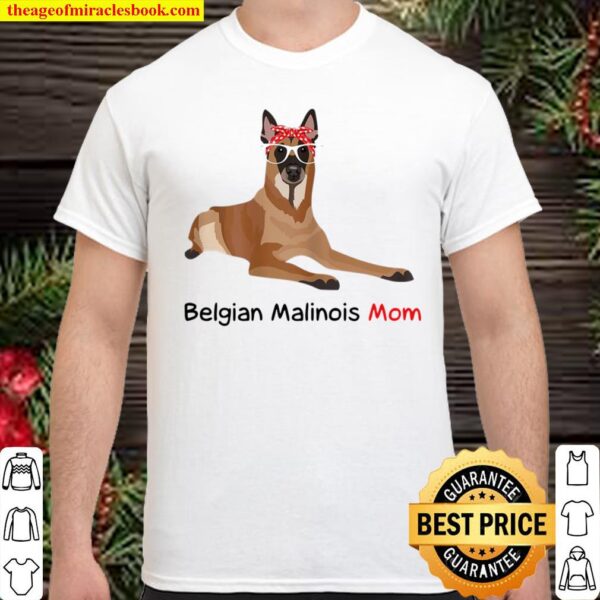 Belgian Malinois Mom Bandana Womens Dog Shirt