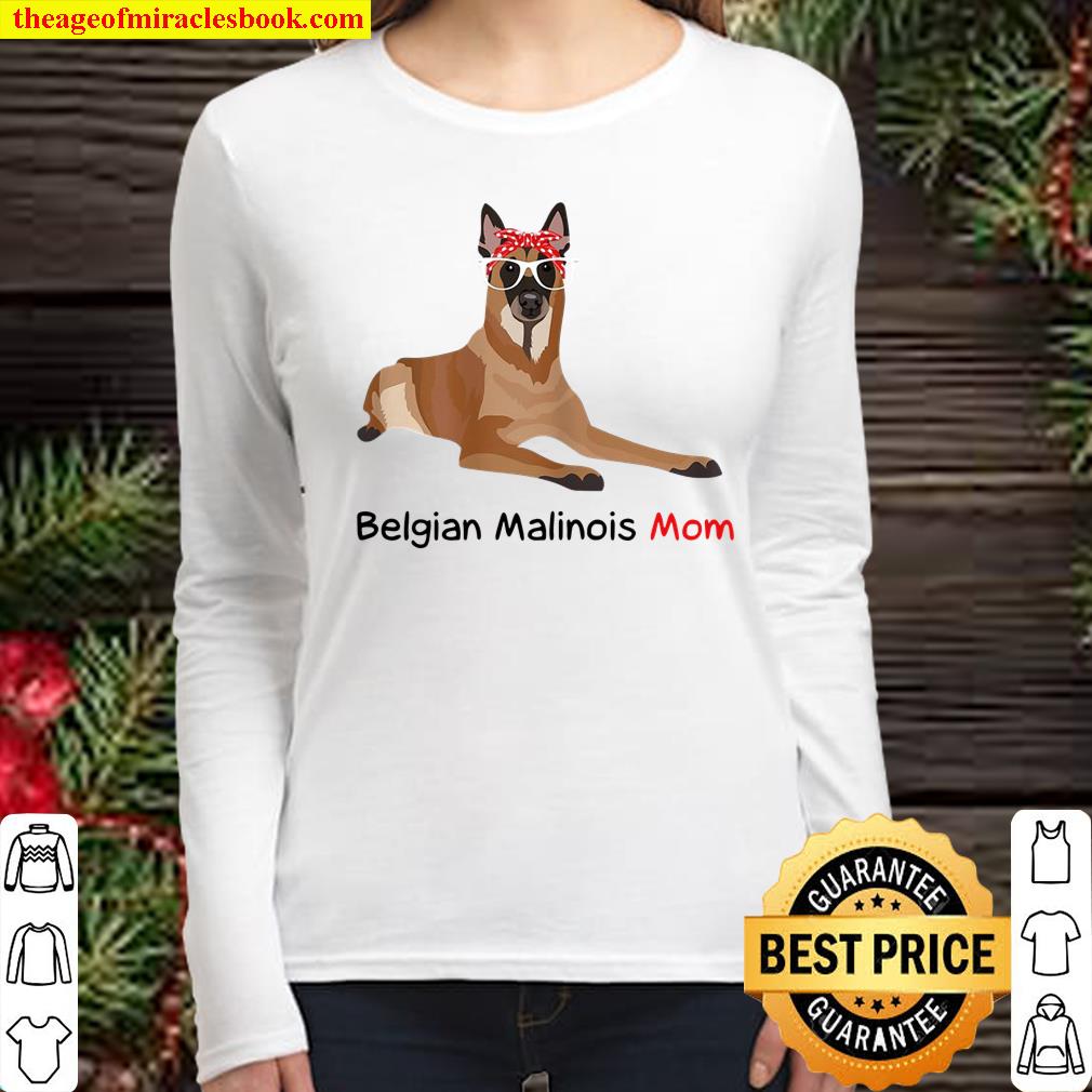Belgian Malinois Mom Bandana Womens Dog Women Long Sleeved