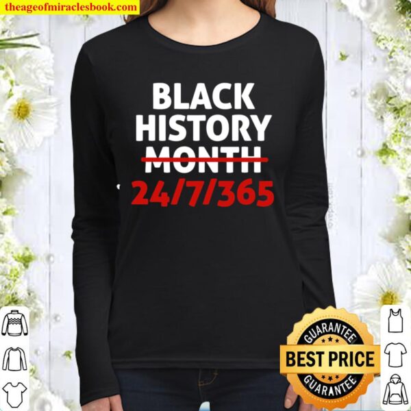 Black History Month 247365 African Melanin Black Pride Women Long Sleeved