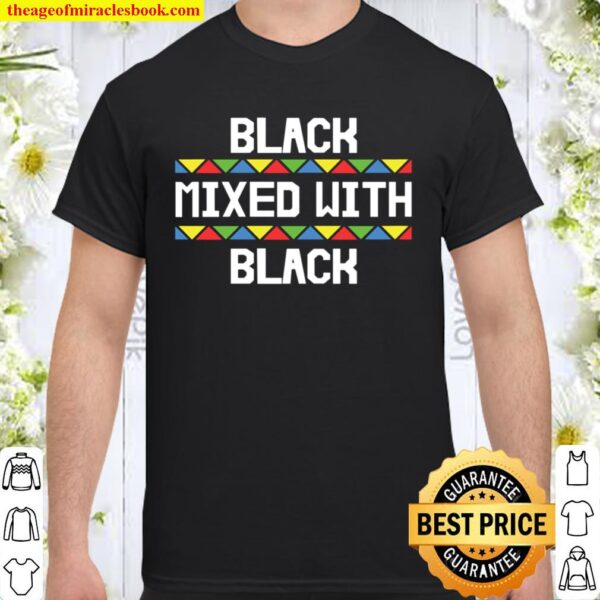 Black Mixed with Black With Colors Shirt