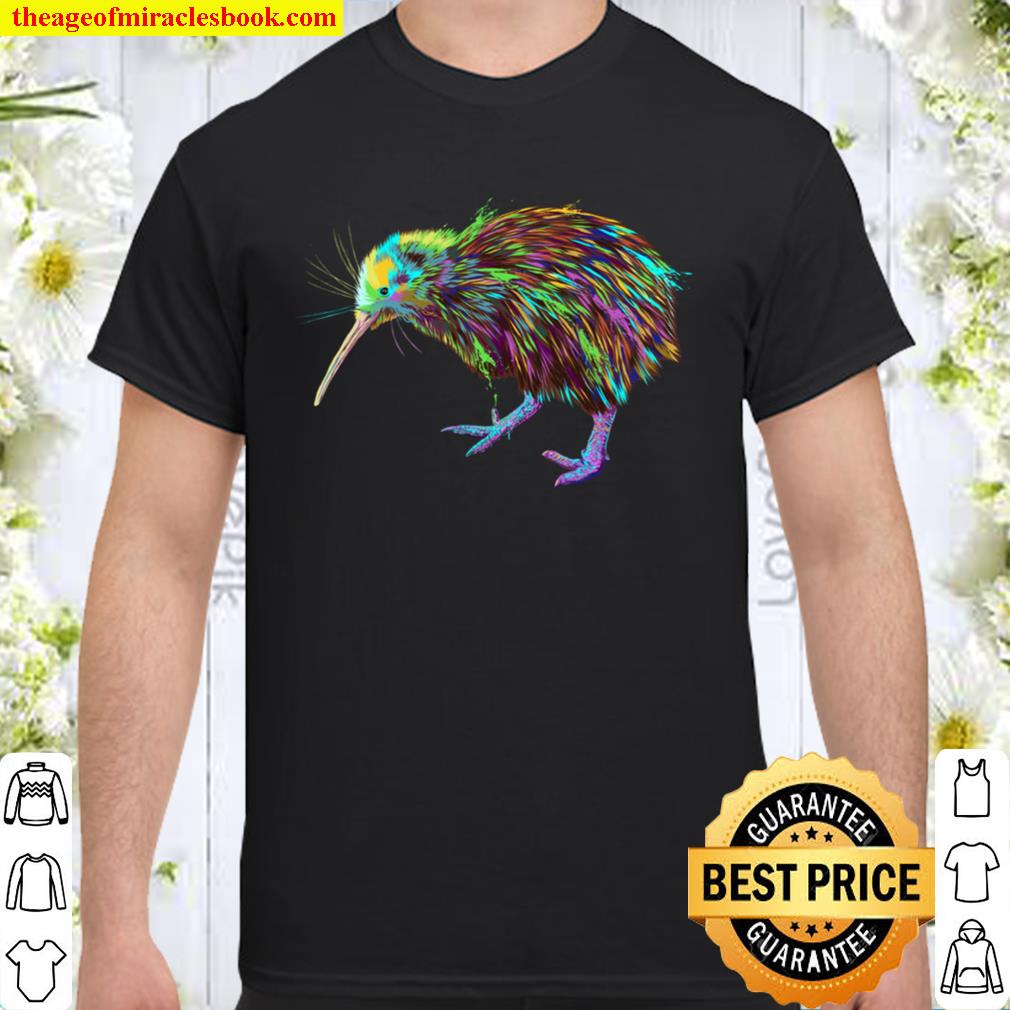 Bunter Neuseeland Kiwi Vogel limited Shirt, Hoodie, Long Sleeved, SweatShirt