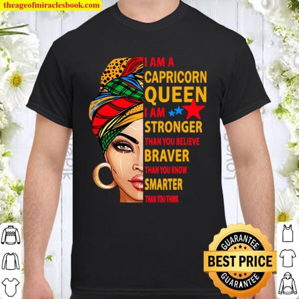Capricorn Queen Birthday Shirt For Women Capricorn Zodiac Shirt