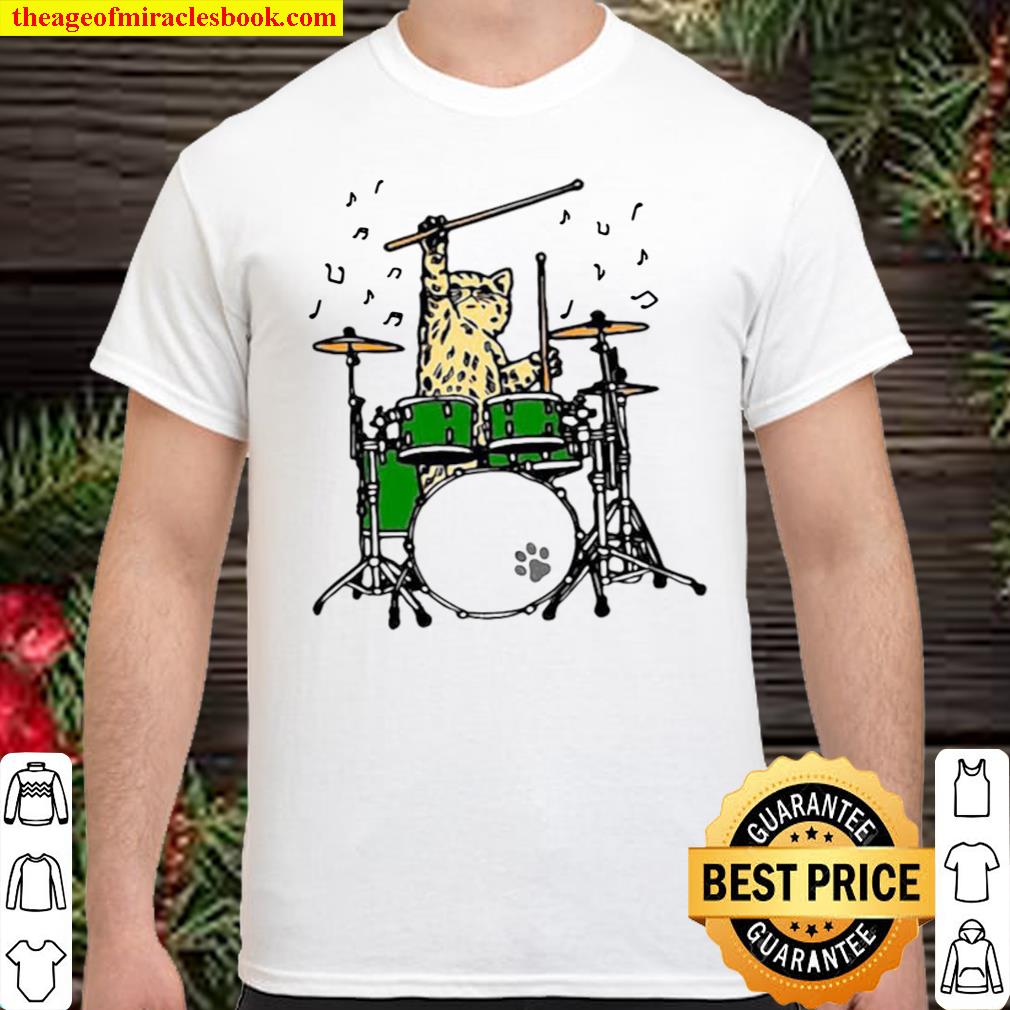 Cat Playing Drums Shirt, hoodie, tank top, sweater