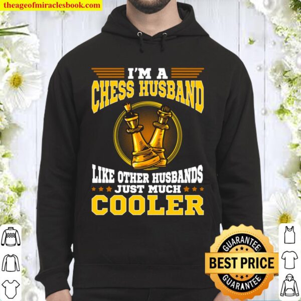 Chess Husband Funny Chess board Game Player Birthday Gift Hoodie