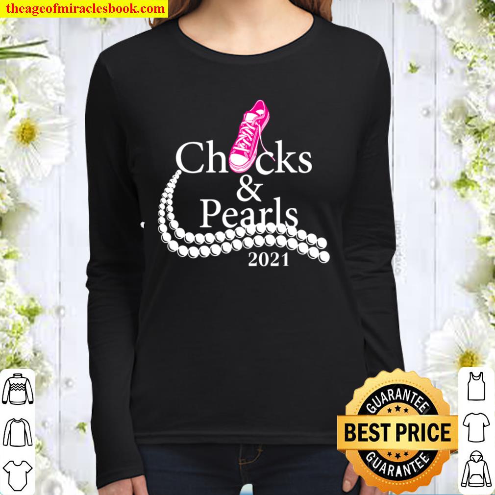 Chucks and Pearls 2021 Women Long Sleeved