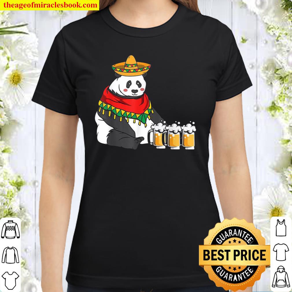 Cinco De Mayo Panda Bear Classic Women T-Shirt