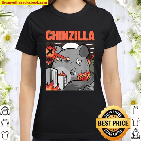 Cool Chinzilla Chinchilla Monster Rodent Chinchillas Classic Women T-Shirt