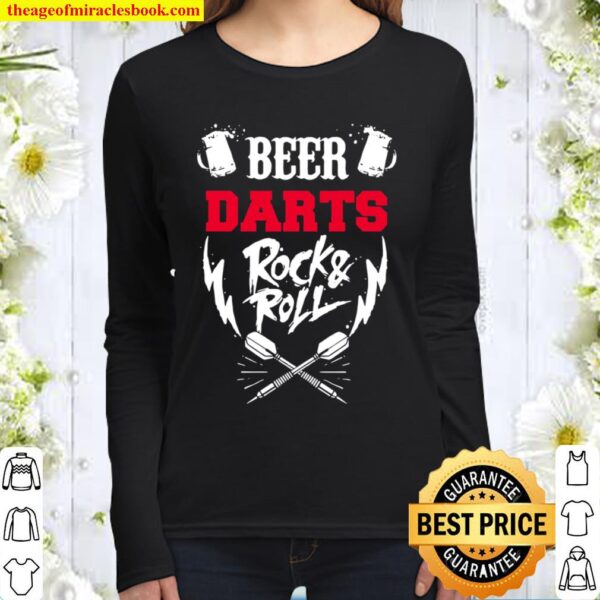 Darts and Rock n Roll Women Long Sleeved