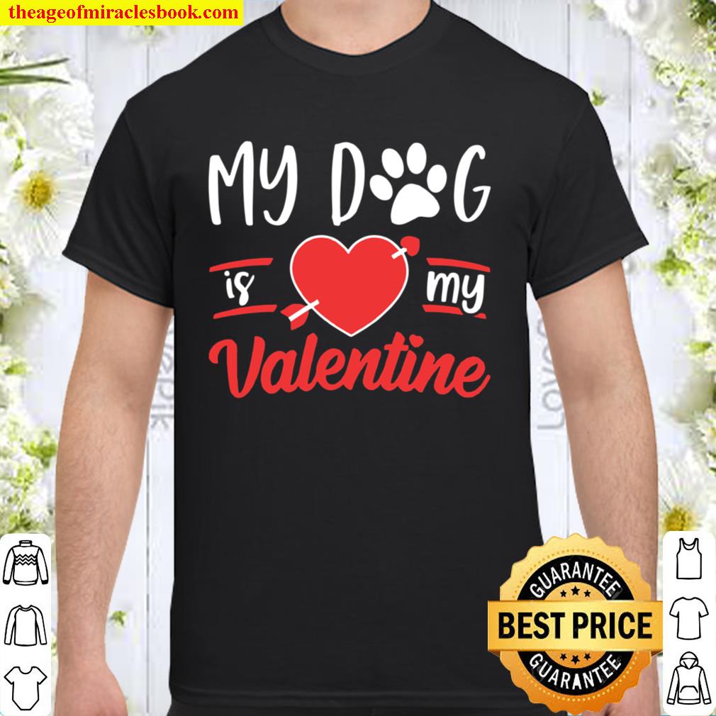 Dog Is My Valentine Shirt Valentines Day Shirt