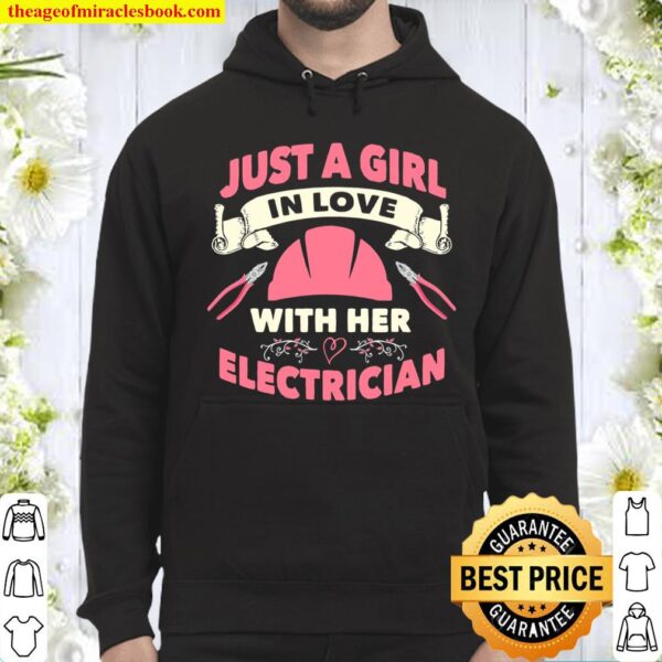 Electrician Gifts Wife Girlfriend I Love My Electrician Hoodie