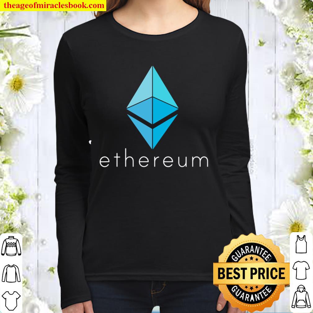 Ethereum ETH Coin Cryptocurrency Smart Contract Technology Women Long Sleeved