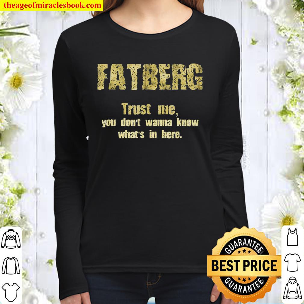 Fatberg Funny Halloween Costume Party Tee Women Long Sleeved