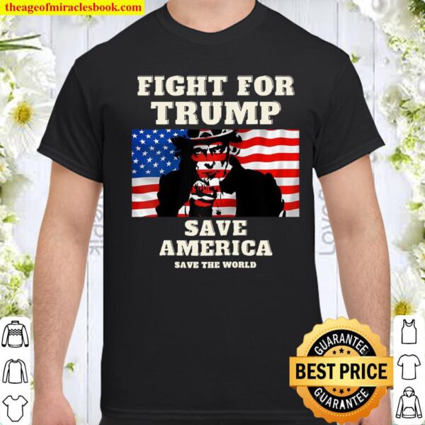 Fight For Trump For Patriots Raglan Baseball Tee Shirt