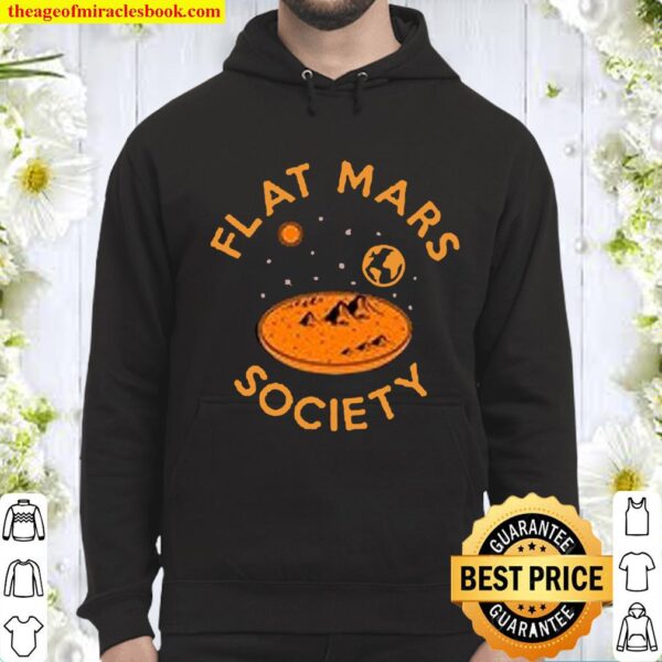 Flat Mars Society High Quality DTF Print Hoodie