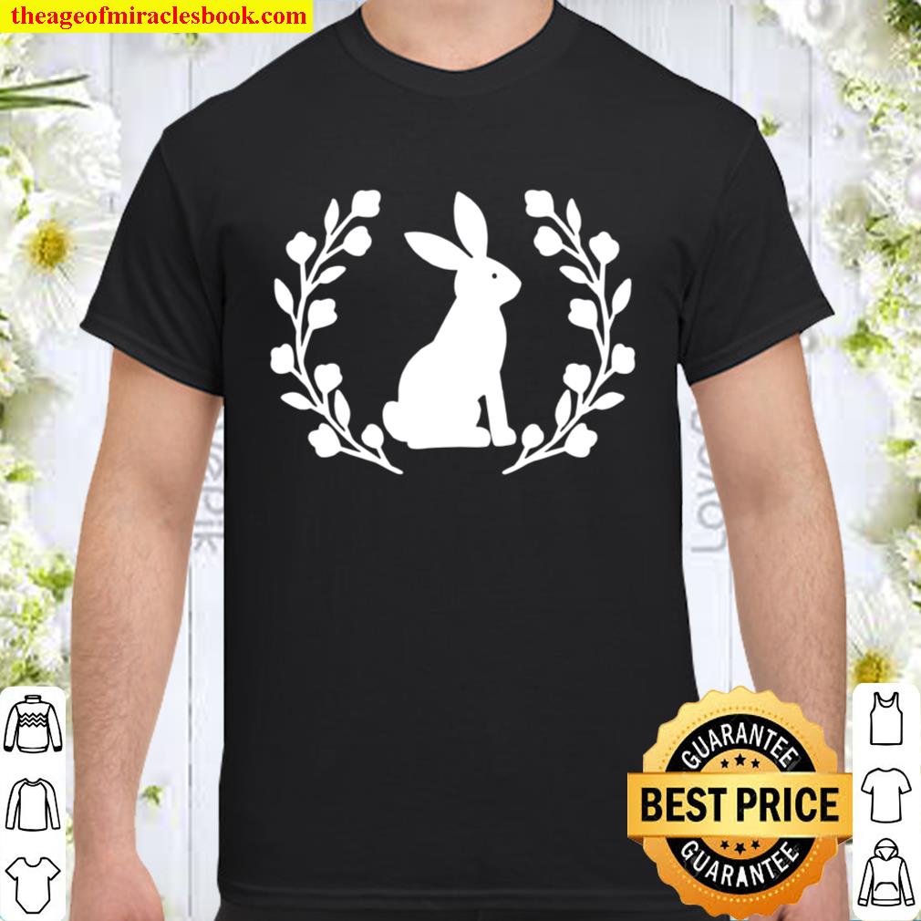 Floral Rabbit Shirt, Bunny Shirt, Easter Shirt, Nature Lover, Rabbit Silhouette 2021 Shirt, Hoodie, Long Sleeved, SweatShirt