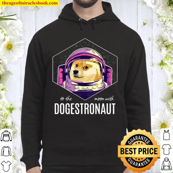 Funny Dogestronaut Dogecoin Meme Crypto Hoodie