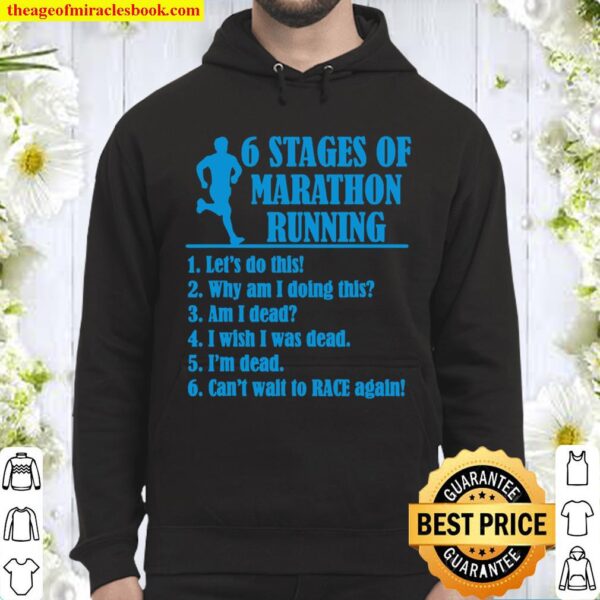 Funny Marathon Running Runner Marathoner Hoodie