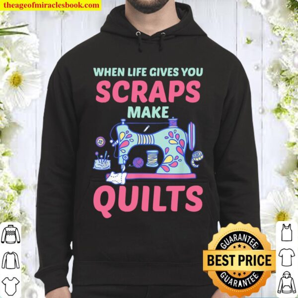Funny Quilting Sewing Quilt Design Hoodie