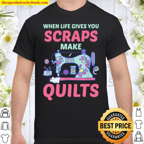 Funny Quilting Sewing Quilt Design Shirt