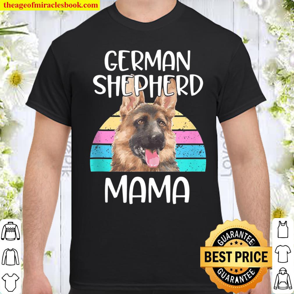 German Shepherd Mama Funny Retro Gsd Dog Breed Owner Gift shirt, hoodie, tank top, sweater