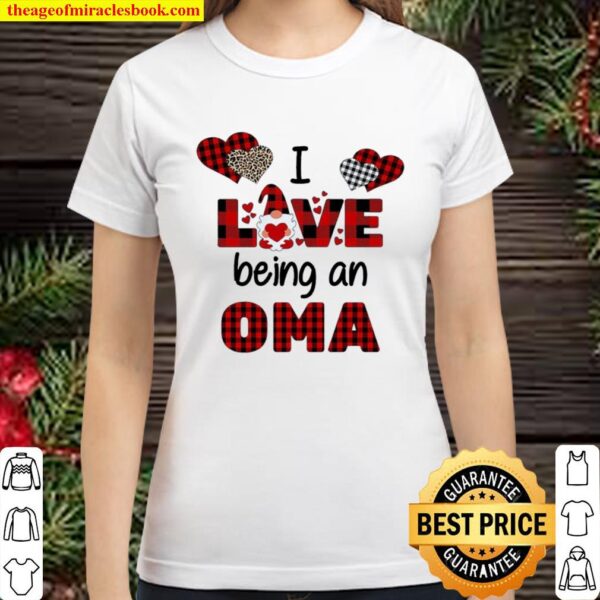 Gnome I love being a oma Classic Women T-Shirt