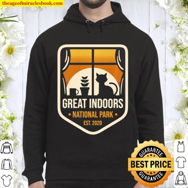 Great Indoors National Park Funny Sarcastic Introverts Gift Hoodie