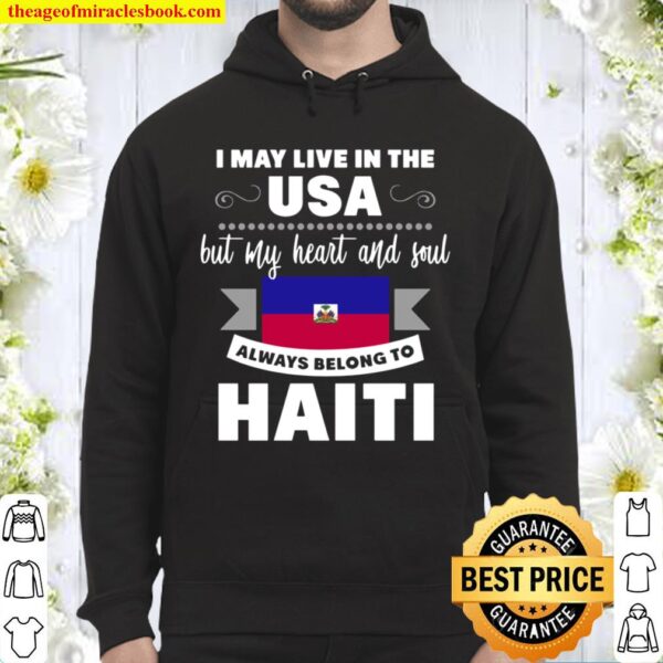 Haiti American Quotes Haitian Flag Hoodie