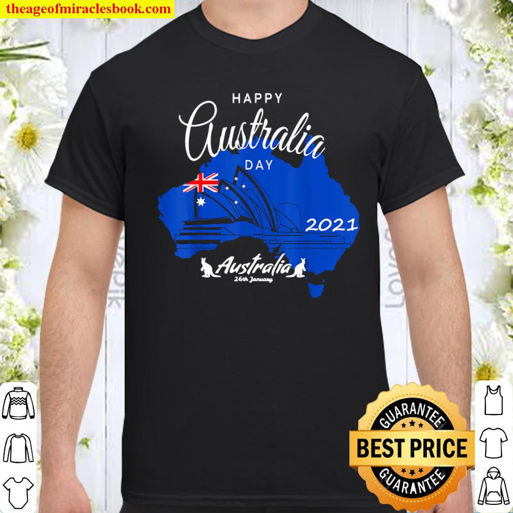 Happy Australia Day flag shrt 2021 Sidney T-Shirt