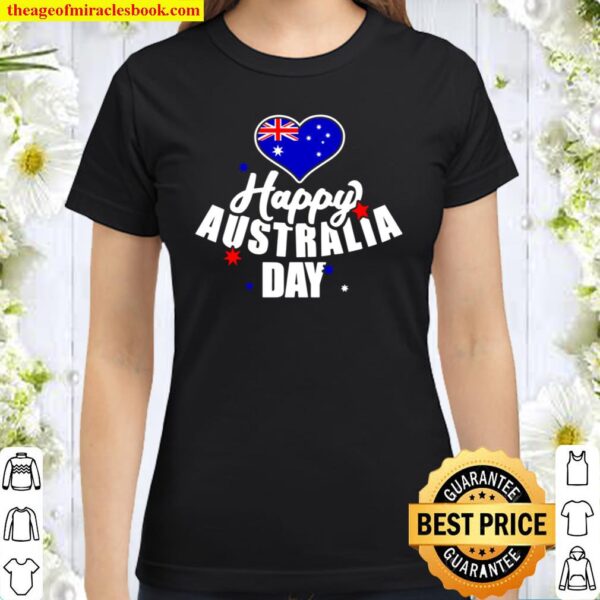 Happy Australia day Classic Women T-Shirt