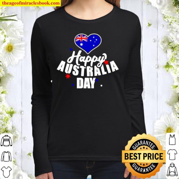 Happy Australia day Women Long Sleeved