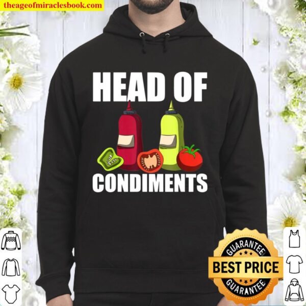 Head Of Condiments BBQ Sauce Smoked Meat Barbecue Hoodie