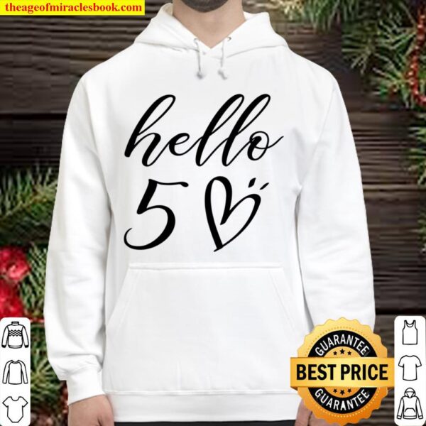 Hello Fifty 50th Birthday Gifts, 50th Birthday Gift Hoodie