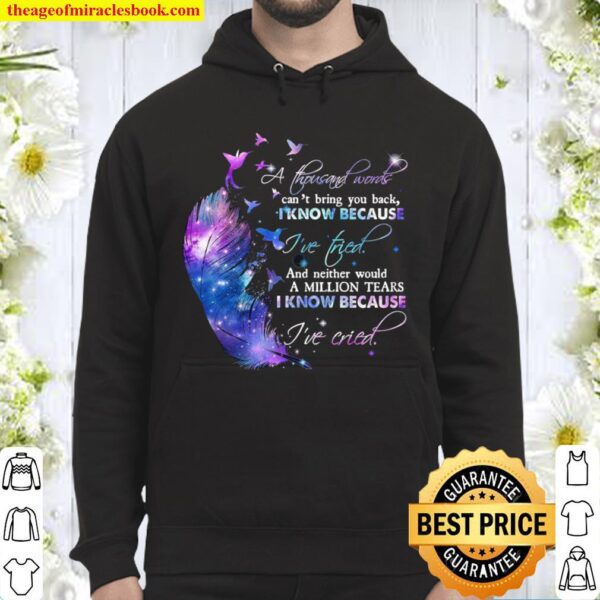 Hummingbird A thousand words gift for you Hoodie