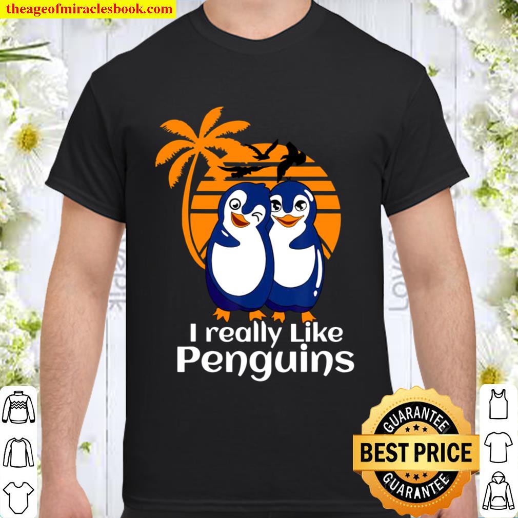 I really like penguins Penguin Ice Floe Snow Antarctic Shirt