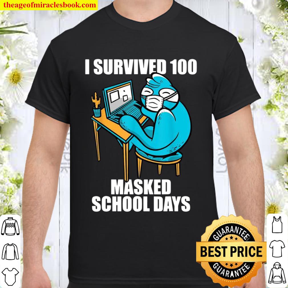 I survived 100 masked school days limited Shirt, Hoodie, Long Sleeved, SweatShirt