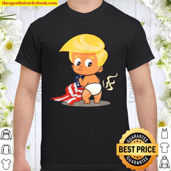 Impeach Trump Shirt - Funny Trump Baby Dirty Diaper Shirt