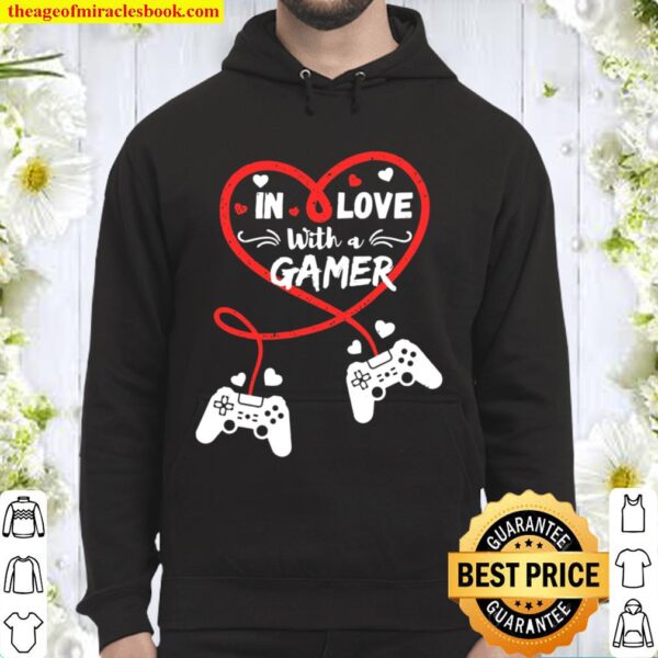 In Love With A Gamer Video Gamer Couple Valentines Day Hoodie